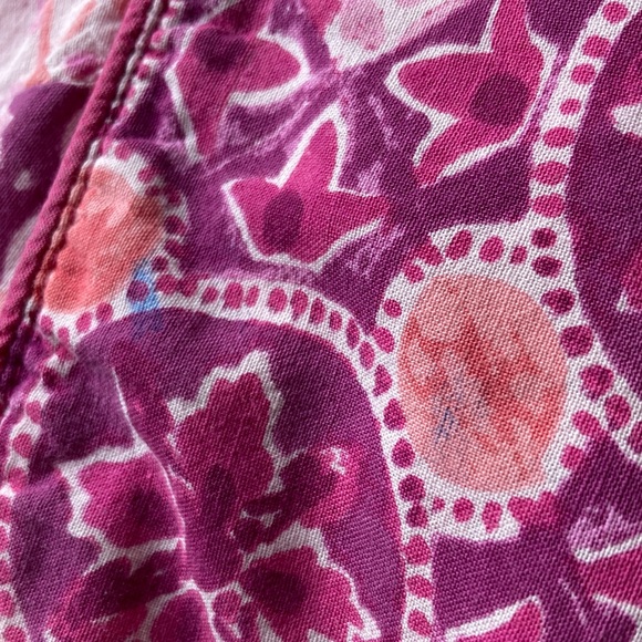 Vintage Only Necessities Floral Caftan Mumu House Dress Boho Pockets sz 22/24 - Picture 13 of 13